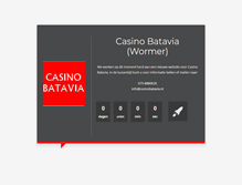 Tablet Screenshot of casinobatavia.nl